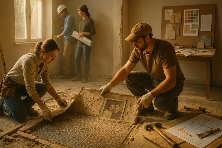Uncovering stories built beneath the floorboards.