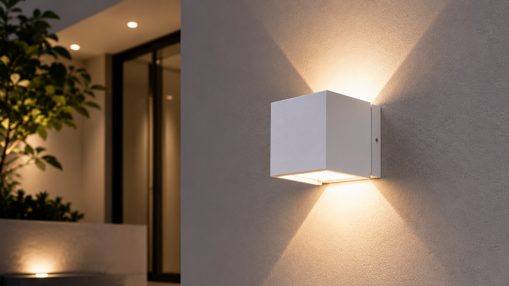 6 W Led Architectural Wall Lights White Hla 3501 481095