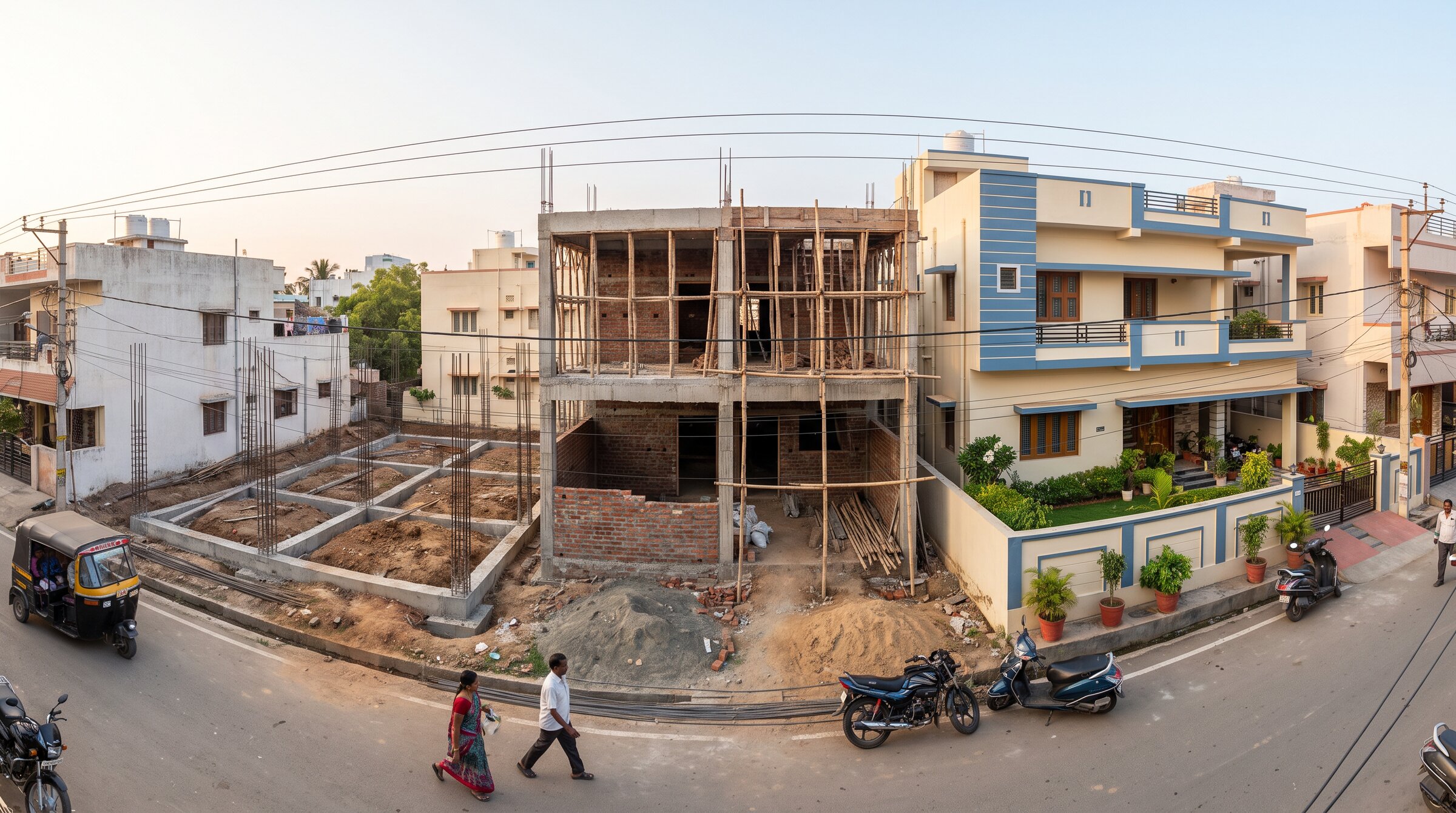House Construction Cost 2026: ₹1,200–3,500/sq ft India