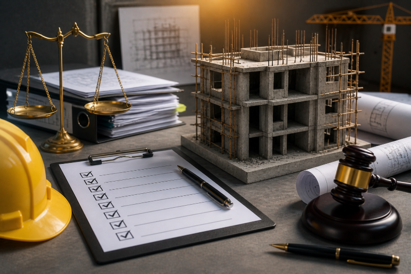 Construction Checklist: Legal & Regulatory Requirements | AECORD