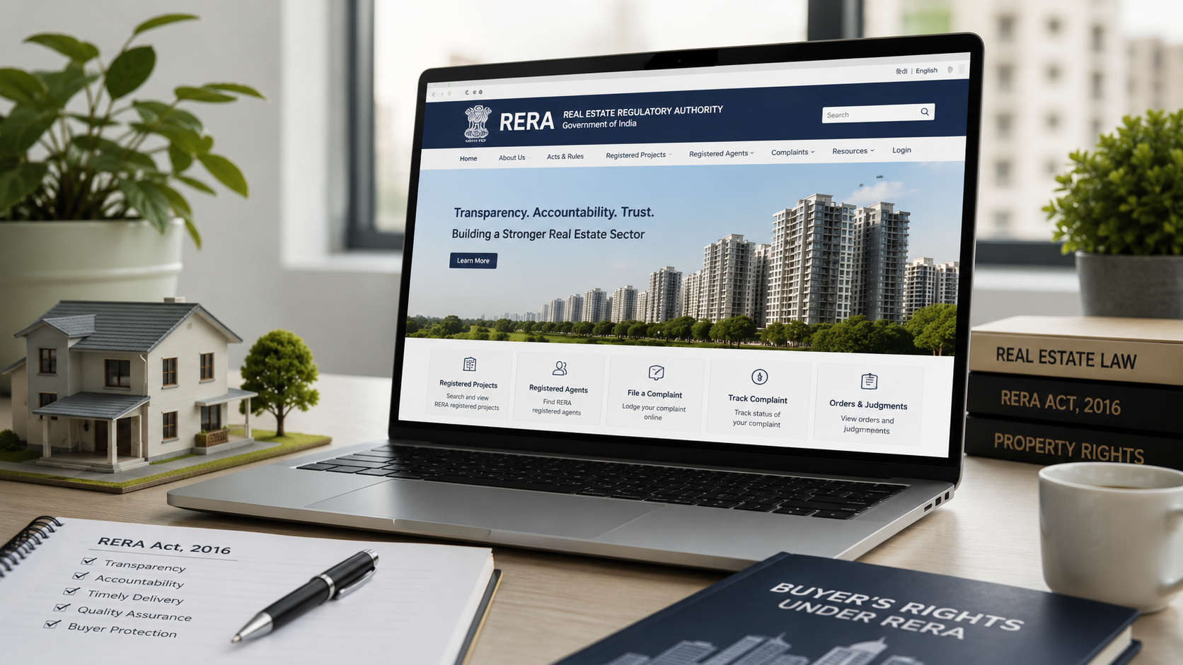 RERA Website Guide: India's Real Estate Regulatory Authority | AECORD