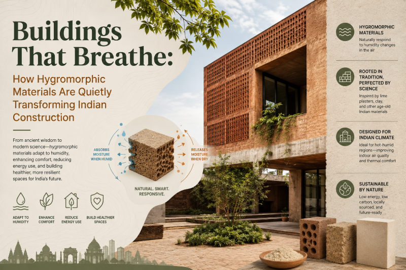 Hygromorphic Materials in Indian Construction: Sustainable Building ...