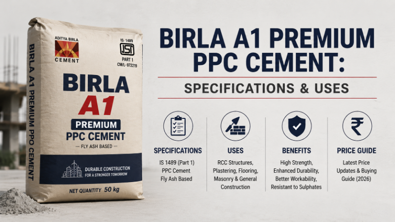 Ppc Grad Birla A1 Premium PPC Grade Cement | Laminated Bags 97219 | AECORD